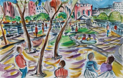 Parque del río Hudson