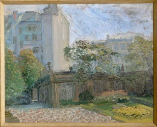 Jardín del Palacio Liechtenstein, Viena (pintura sobre lienzo)