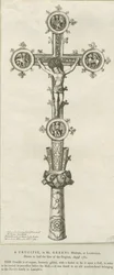 Lichfield - Crucifijo: grabado, agosto 1782