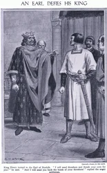 Un conde desafía a su rey. El Conde de Norfolk y el Rey Enrique, c.1950