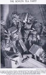 La fiesta del té de Boston, c.1950