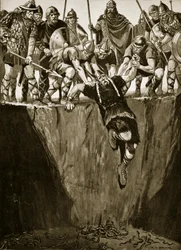 The Pit of Adders, ilustración de "Hutchinson