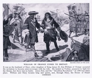 Guillermo de Orange llega a Gran Bretaña, c.1950