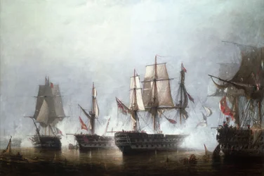 El Coloso, en los Dardanelos (óleo)