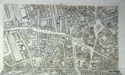 Plano de la Ciudad de Londres, publicado en 1813