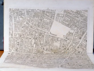 Plano de la Ciudad de Londres, publicado en 1813