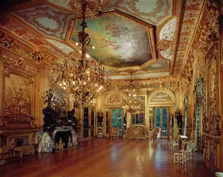 Interior de la sala de música