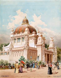 Exposición del Jubileo de Viena 1898. Pabellón de la Ciudad de Viena, 1898