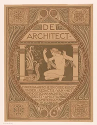 Diseño de portada para: El arquitecto, 1911