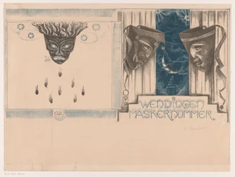 Diseño de portada para: Twists, número de la máscara, 1920