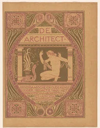 Diseño de portada para: El Arquitecto, 1911