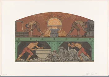 Diseño para pintar en la Bolsa de Berlage: la industria