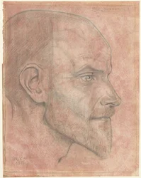 Retrato de Jac. Jongert, de perfil