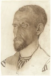 Retrato de Petrus Koninks, a la izquierda