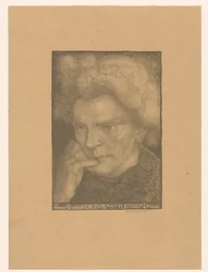 Retrato de una mujer desconocida
Dedie A RR (título en el objeto)