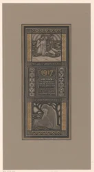 Calendario benéfico para 1917
