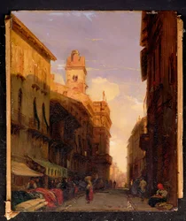 Vista del Palacio del Príncipe Maffei, Verona