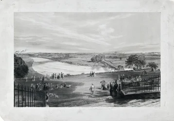 Avenham  Miller Park, c.1870 (litografía tintada sobre papel)