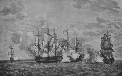 El Buckingham y el Florissant, c1760