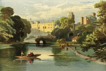 La Visita de la Reina a Warwickshire, Castillo de Warwick