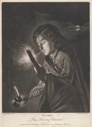 Noche - Niño que sopla Carbón