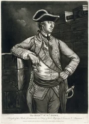 El Honorable Sr. Wm. Howe, Caballero del Baño y Comandante en Jefe de las Fuerzas de Su Majestad en América