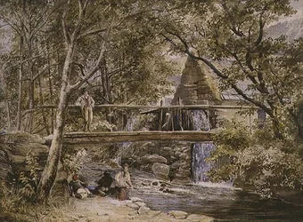 Un molino de agua