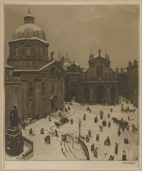 La plaza Kreuzherren de Praga
