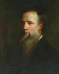 El difunto Francis Waller (óleo sobre lienzo)