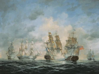 Combate naval del siglo XIX en aguas nacionales