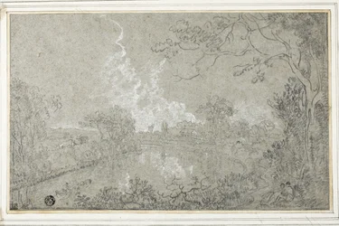 Orillas del río Dee cerca de Eaton Hall, Cheshire, c.1759