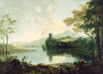 Castillo de Dolbardarn (óleo sobre lienzo)