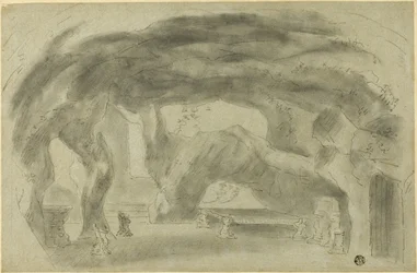 Interior de una gruta