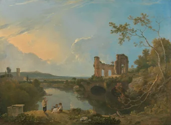 Paisaje italiano (mañana)