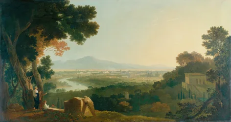 Roma desde la Villa Madama (óleo sobre lienzo)