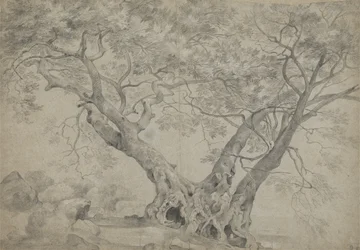 El Arbra Sacra a orillas del lago de Nemi, c. 1754-56