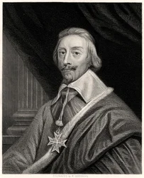 Cardenal Richelieu, prelado y estadista francés, siglo XIX
