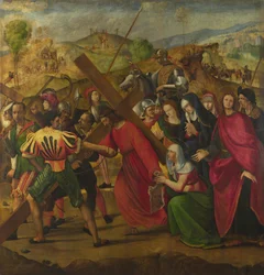 La procesión al Calvario, c. 1505