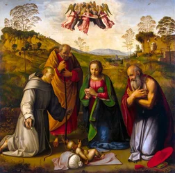 La Virgen con el Niño y los santos Francisco y Jerónimo, 1510s