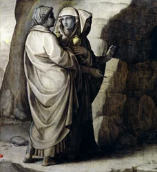Las santas mujeres en la tumba