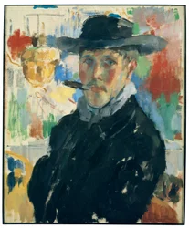 Autorretrato con puro