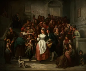 Después del sorteo de la lotería, 1859