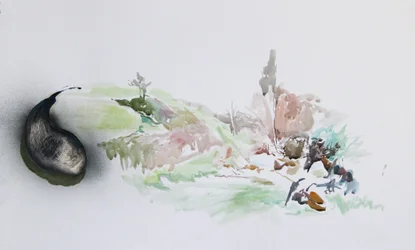 Punta de mosca, 2015 (acuarela)