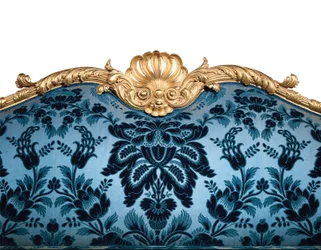 Un sofá dorado de Jorge III