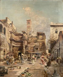 Una escena callejera romana