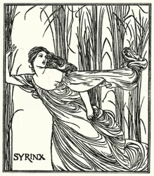 Ilustración para Poemas de John Keats (litografía)