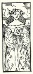 Ilustración para Poemas de John Keats (litografía)