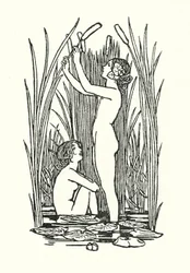 Ilustración para Poemas de John Keats: Lamia (litografía)