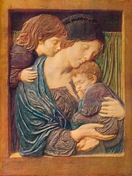Madre e hijos, c1900