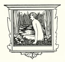 Shelley Oda al viento del oeste (litografía)